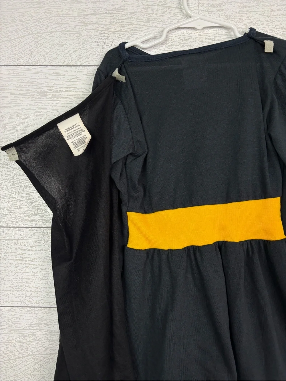 Vintage 1984 Batgirl Sleep Dress Girls Cape Costume Halloween Batman